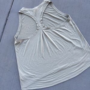 Athleta Light Gray Racerback Tank